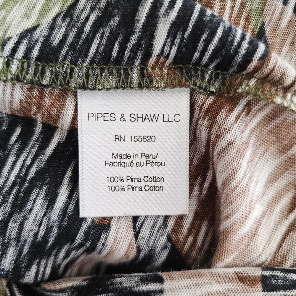 VERONICA BEARD Porter Camouflage Print Puff Long Sleeve Pullover Top Sz XS - Picture 8 of 12